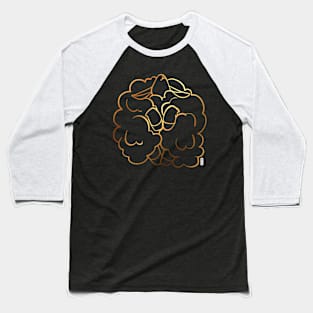 Golden Sheep Tummy Baseball T-Shirt